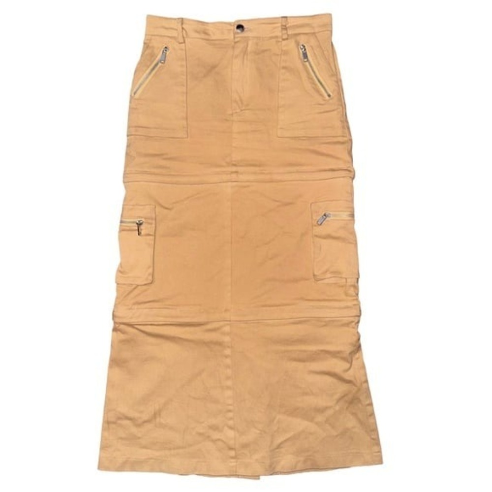 Delia's Dolls Kill‎ 3 Way Convertible Cargo Maxi Midi Mini Skirt Utility Gorp